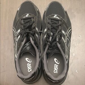ASICS Black and Gray Running Shoes